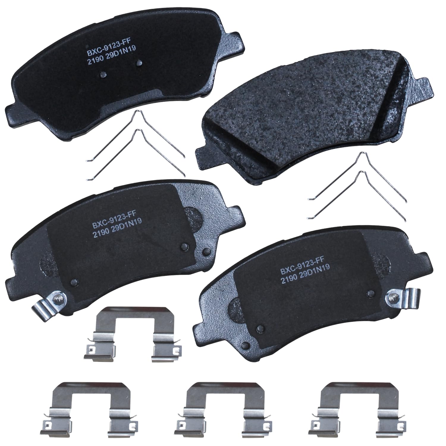 Bendix Premium SBC2190 Ceramic Front Brake Pads for Hyundai Accent 2022-2018, Kia Rio 2023-2018