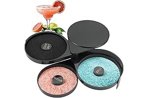 3 Tier Bar Glass Rimmer Tool: The Ultimate Cocktail Bartender Essential