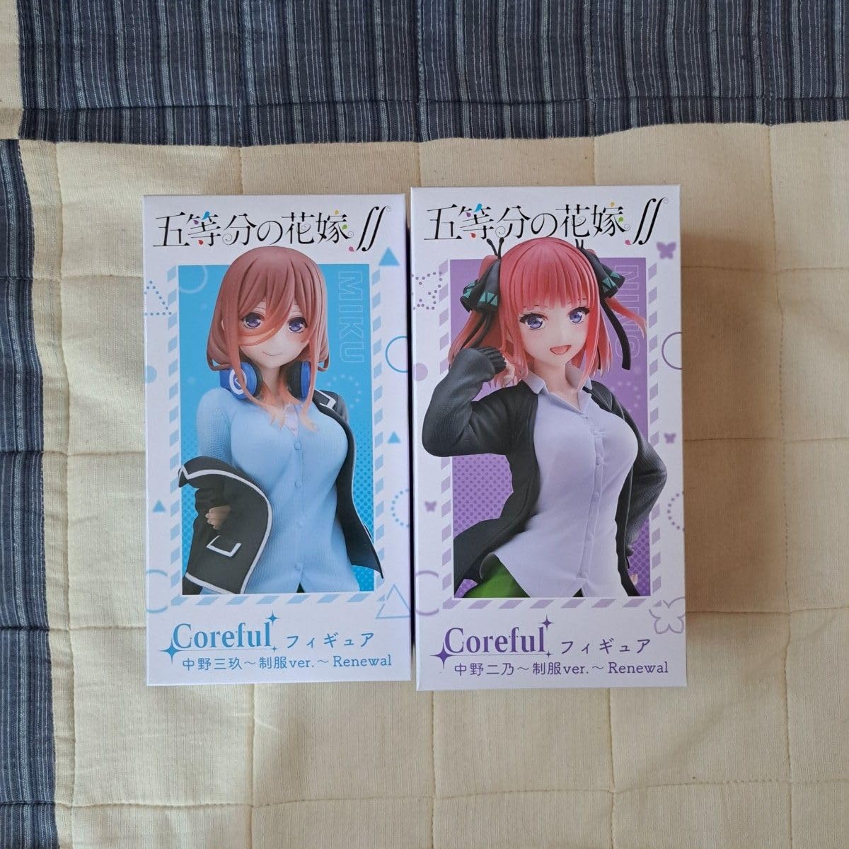 Amazon.co.jp: 五等分の花嫁∬ Coreful Figure 中野 二乃 三玖 制服ver