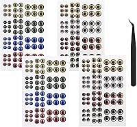 Vista 5 de Drchoer Fish Eyes for Lures Making - Fishing Lure Eye 3mm 4mm 5mm 6mm 7mm 10mm Assortment for Fly Tying DIY Materials Tool