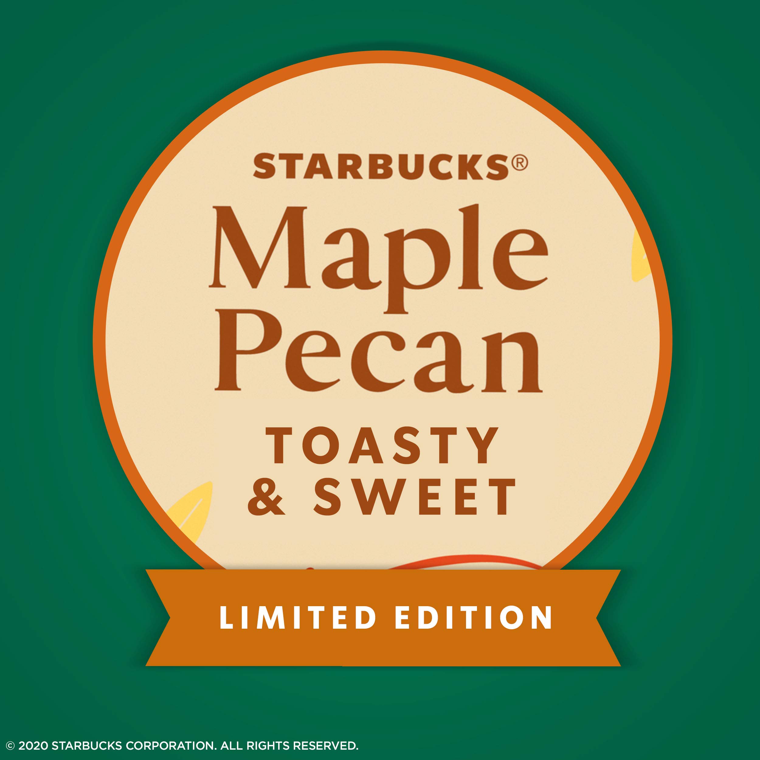 Starbucks Cápsulas de café K-Cup con sabor, arce y nuez para cafeteras Keurig, 1 caja (22 cápsulas)