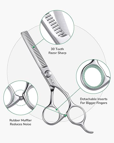 Miniatura 51 de Tijeras para adelgazar el cabello, tijeras de corte de dientes, peluquero profesional, peluquería ULG para peluquería texturizadora, borde