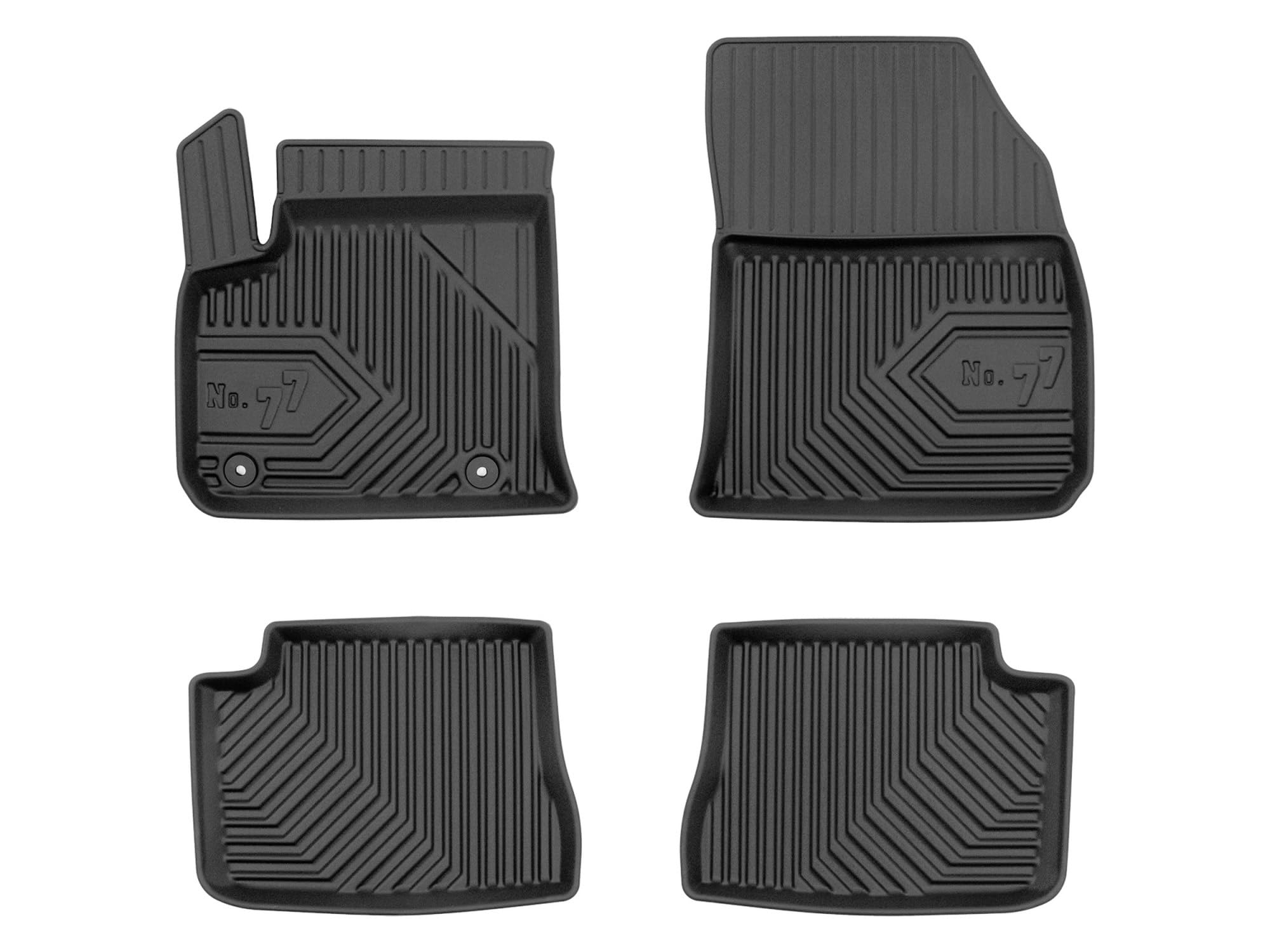 Dywaniki 3D TPE kompatybilne z Opel Corsa-e (2019-), komplet, NO77