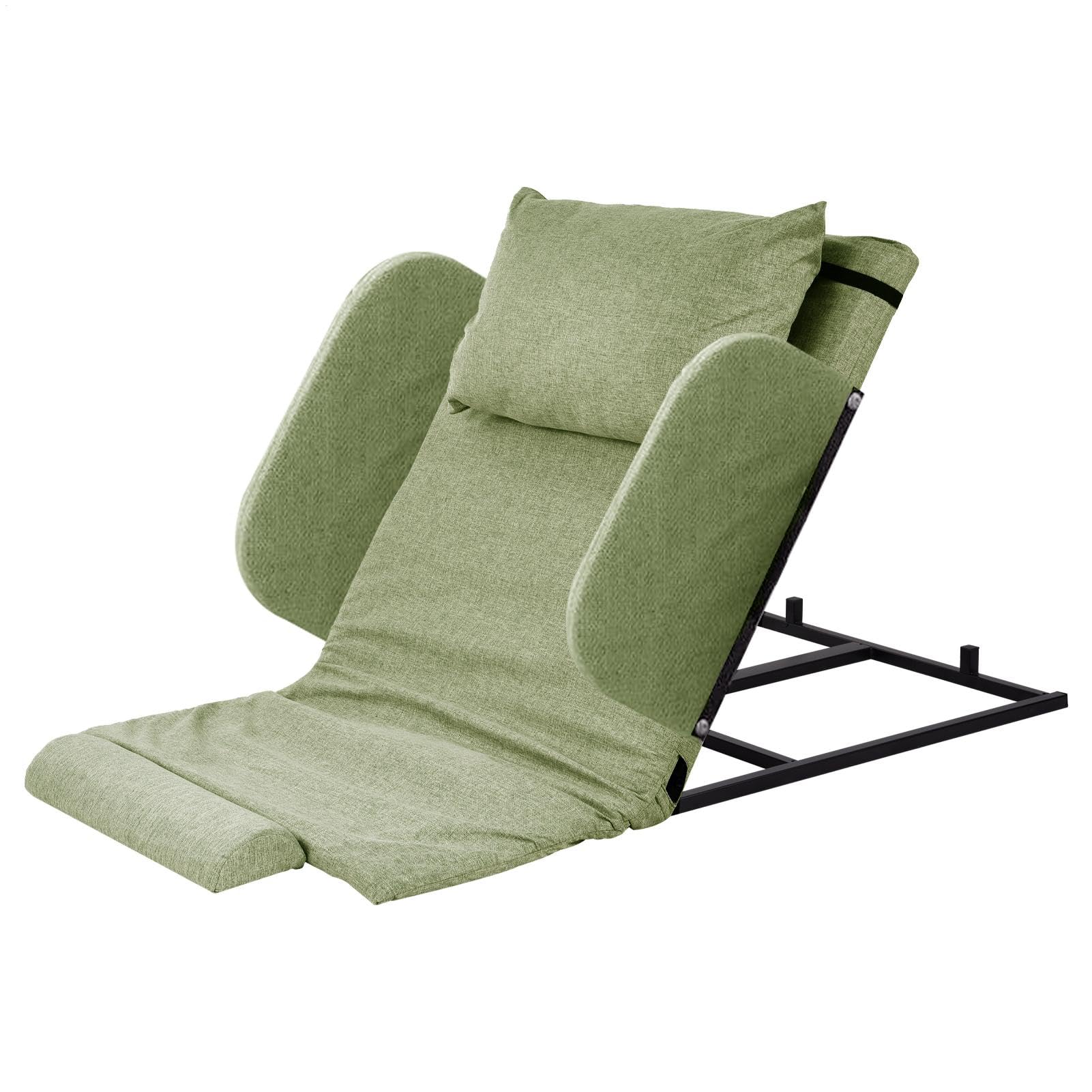 Power Lift Bed Backrest | Electric Lifting Backrest,Electric Auxiliary Backrest with Remote Control, Pillow and Foot Pad Included for Handicap Patient