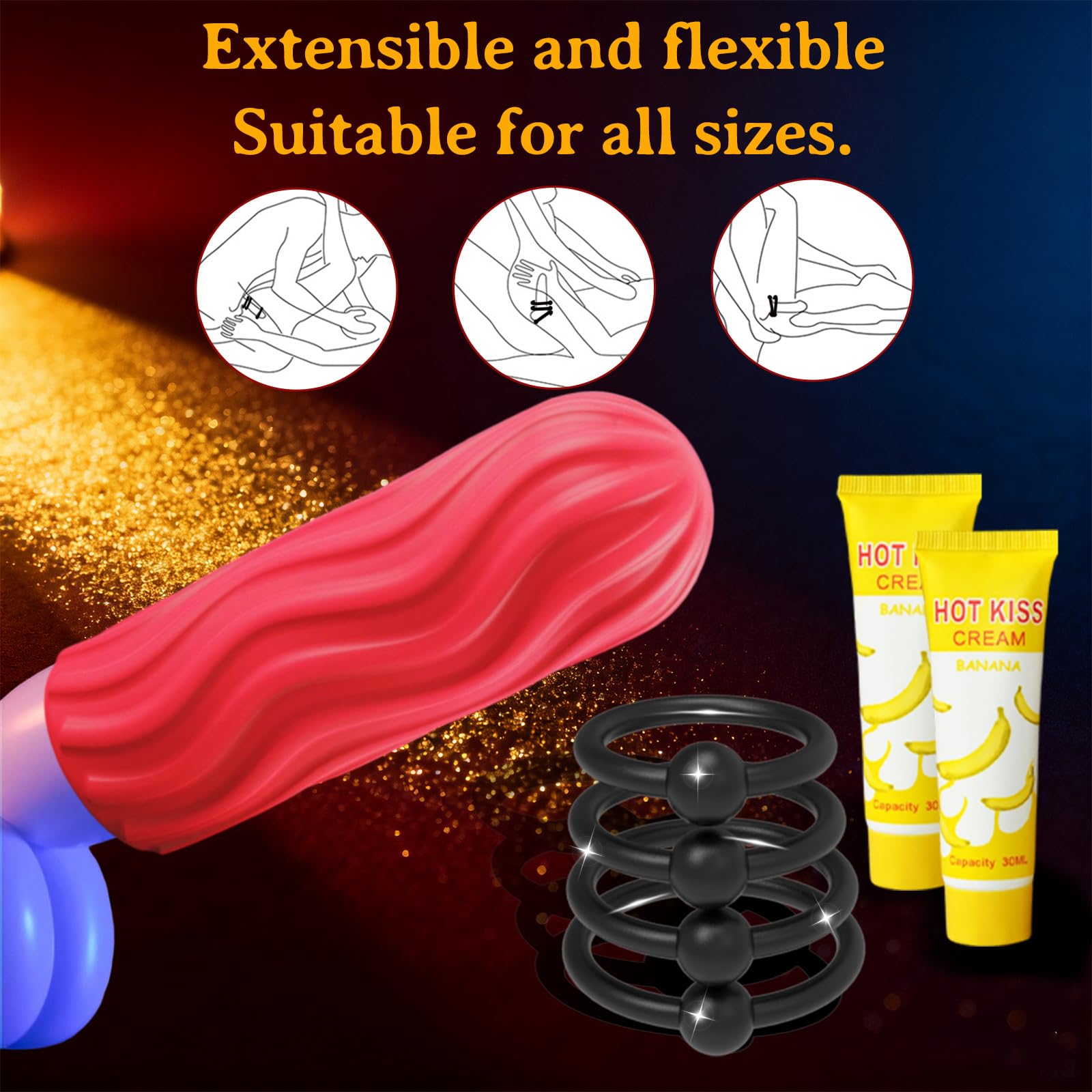 HBABY Coffret cadeau Saint-Valentin Coffret cadeau d'anniversaire sensuel Coffret découverte de 24 jouets pour adultes Collection Surprise intime Conçu pour les couples, les hommes et les femmes