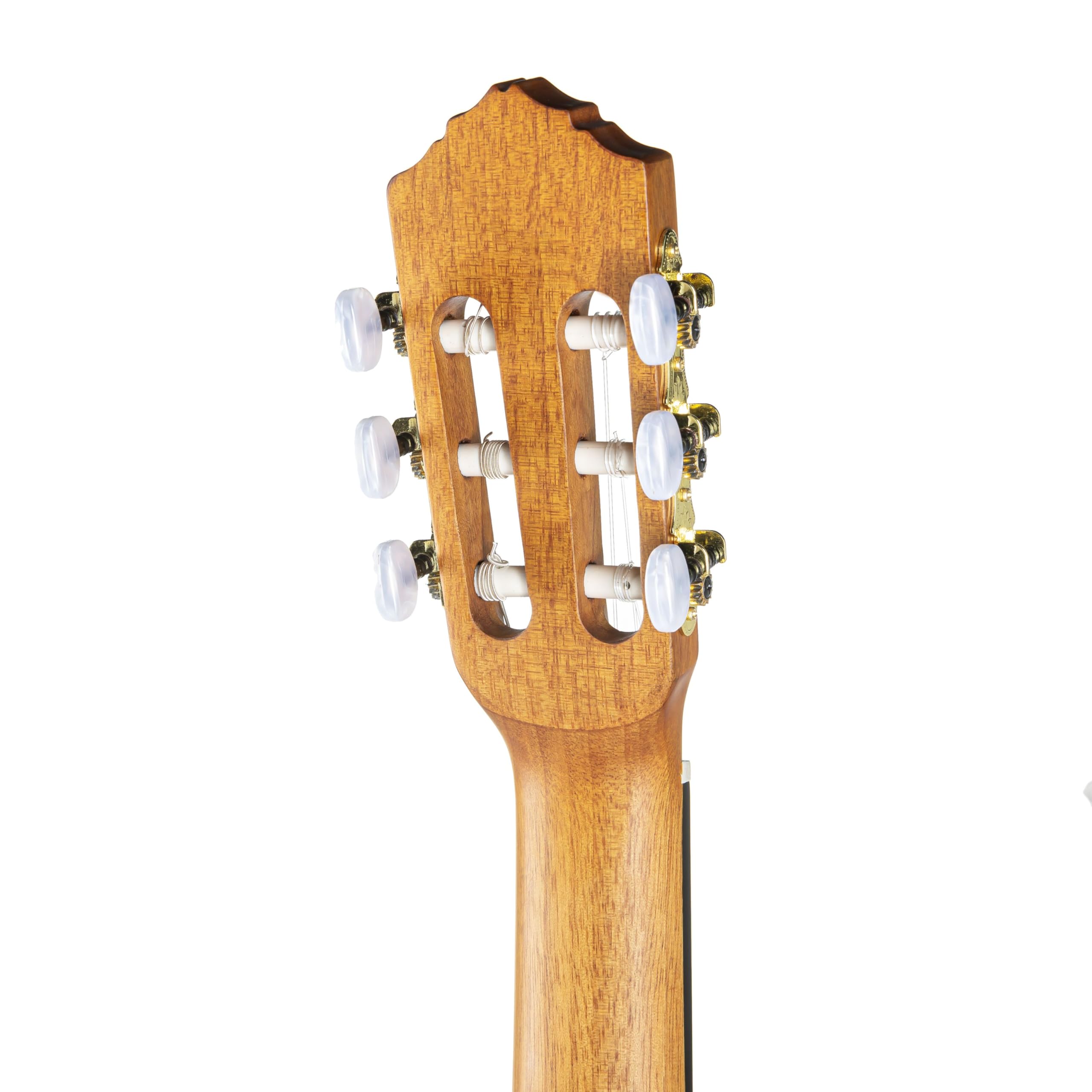 Ortega R131L - Chitarra da Concerto 4/4 Elettrificata, per Mancini, Finitura Opaca, con Custodia Inclusa