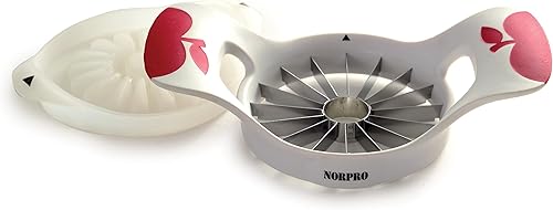 Miniatura 2 de NORPRO NOR-5133 Grip-Ez Fruit Wedger 16 rebanadas con EEB, color blanco