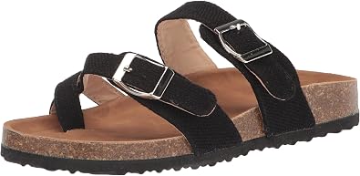 YOKI womens Cork Flat Sandal