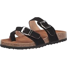 YOKI womens Cork Flat Sandal