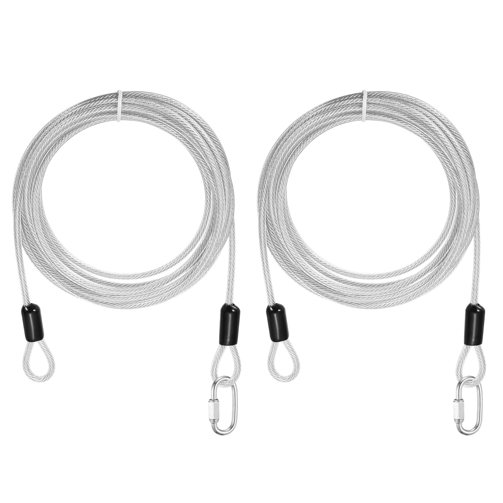 Câble antivol de sécurité PATIKIL en acier inoxydable 304 de 3m avec revêtement