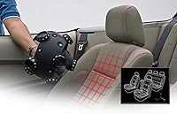 Vista 5 de Coverking Custom Fit Funda para asiento Select Chrysler 200 modelos – spacermesh, Negro/Gris Topo (Black/Taupe Insert)