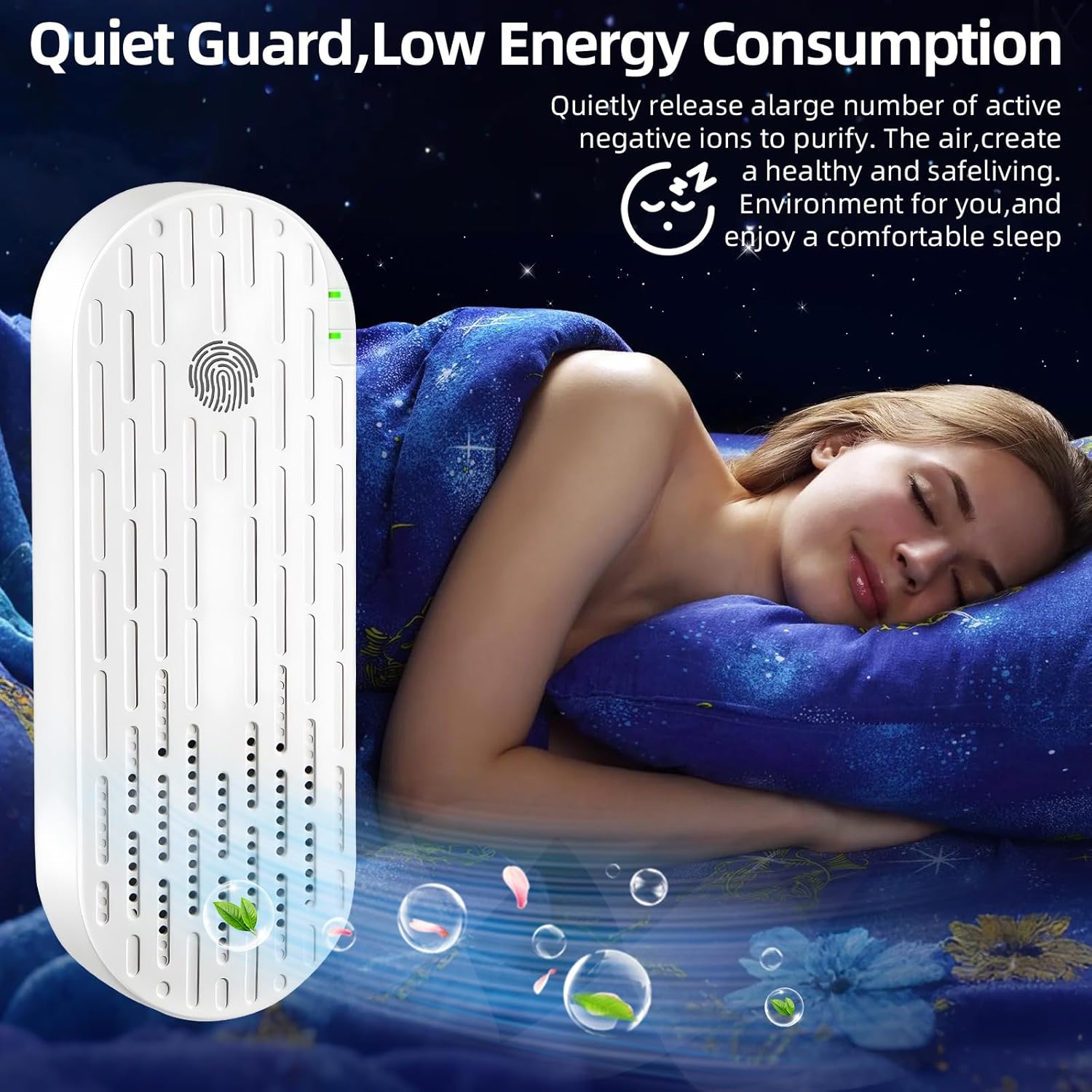 Plug In Air Ionizers - 4 Pack, Negative Ion Air Purifier for Home with Aroma Sheet | Quiet Operation | Air Freshener for Bedroom, Office, Garage Room,Portable Air Cleaner Odor,Pets Smell