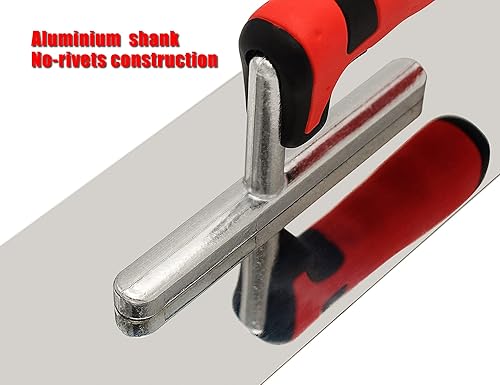 Miniatura 5 de Paleta de acabado plano de acero inoxidable (11" x 4") cemento de hormigón yeso yeso azulejos mampostería construcción herramientas manuales