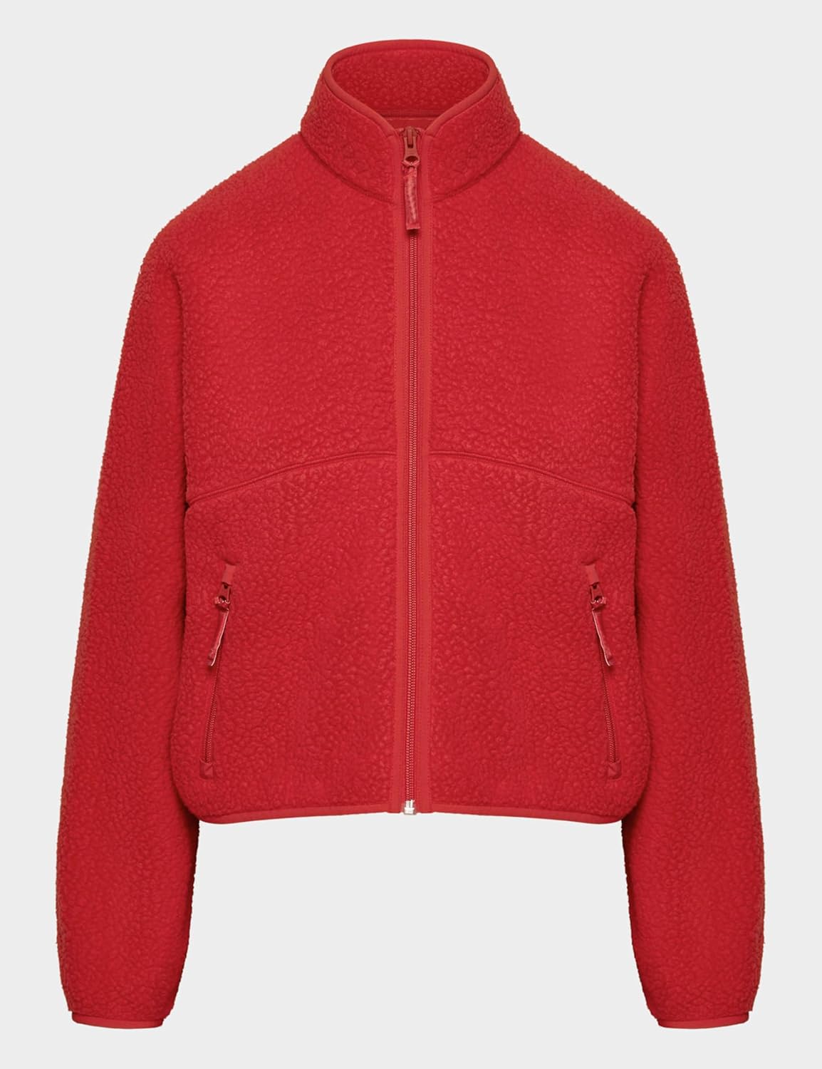 Fleece Jackets Women Causal Long Sleeve Sherpa Jacket Warm Ziper Fuzzy Coat Sweatshirts Trendy with Pockets - Image 6