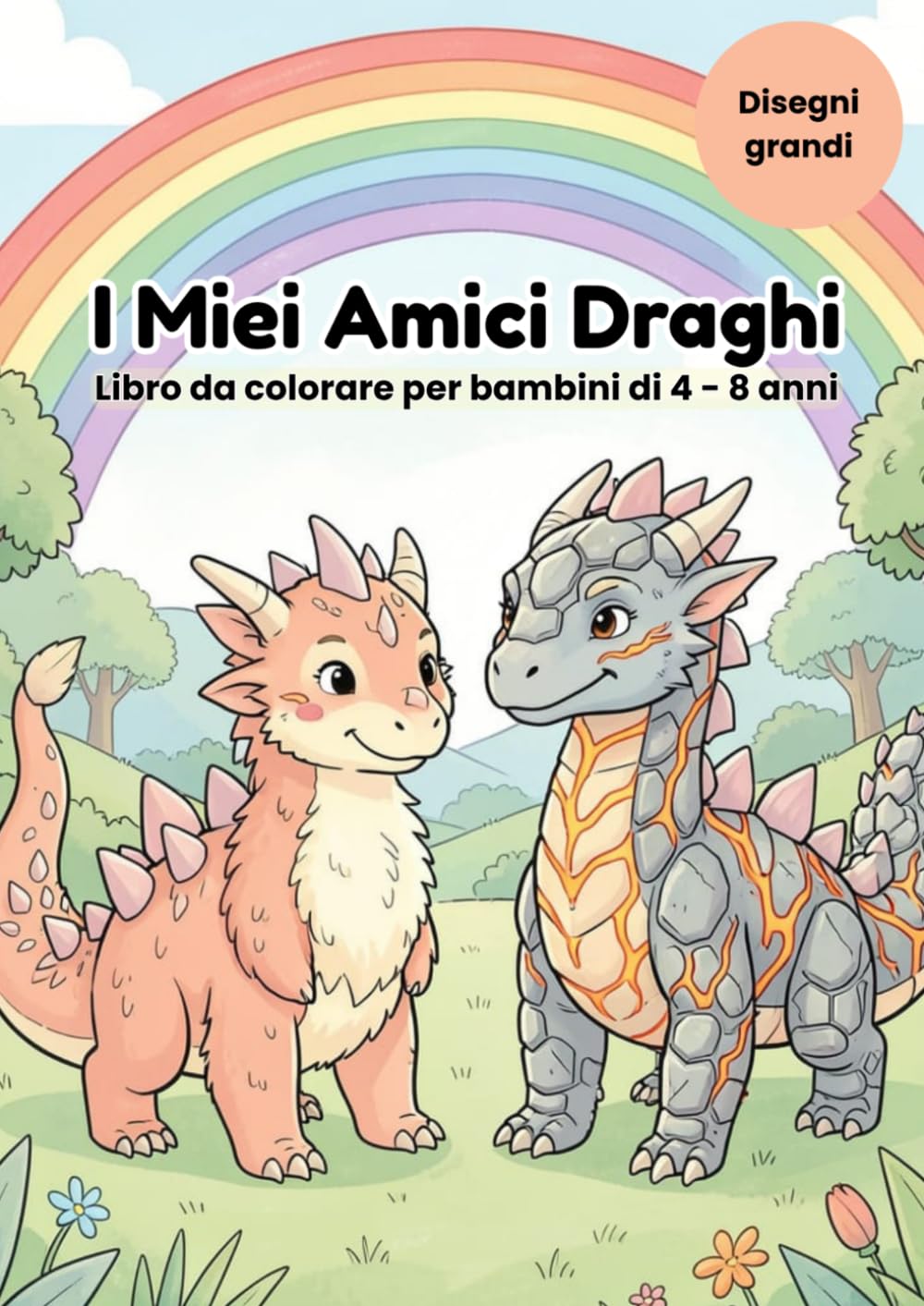 I Miei Amici Draghi: Libro da colorare di draghi per bambini da 4 a 8 anni