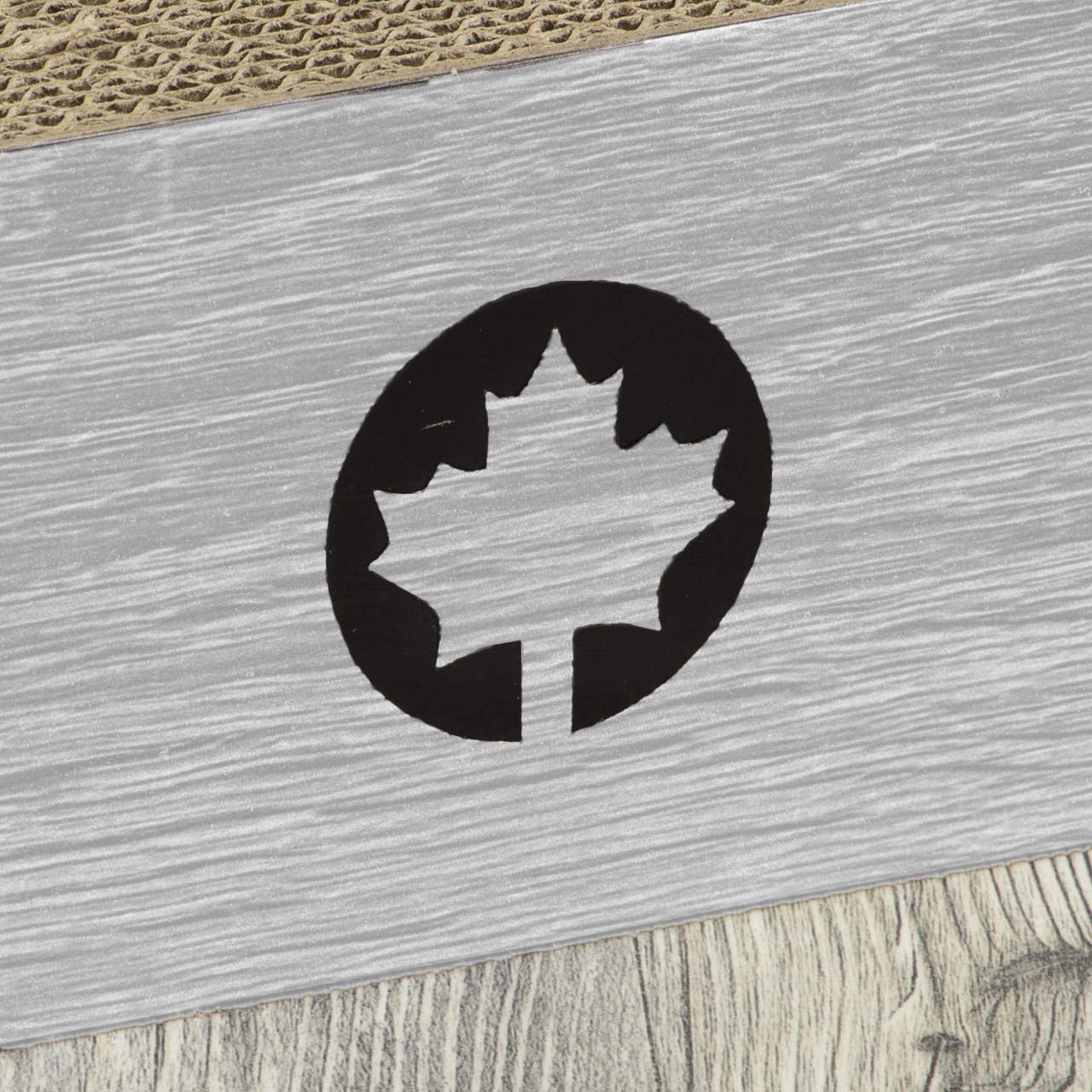 CanadianCat Company | Catwalk aus 3er Kratzbrett-Set mit verdeckter Wandbefestigung Cloud | hellgrau | ca. 70 x 30 x 8 cm Kletterwand Katze Catwalk