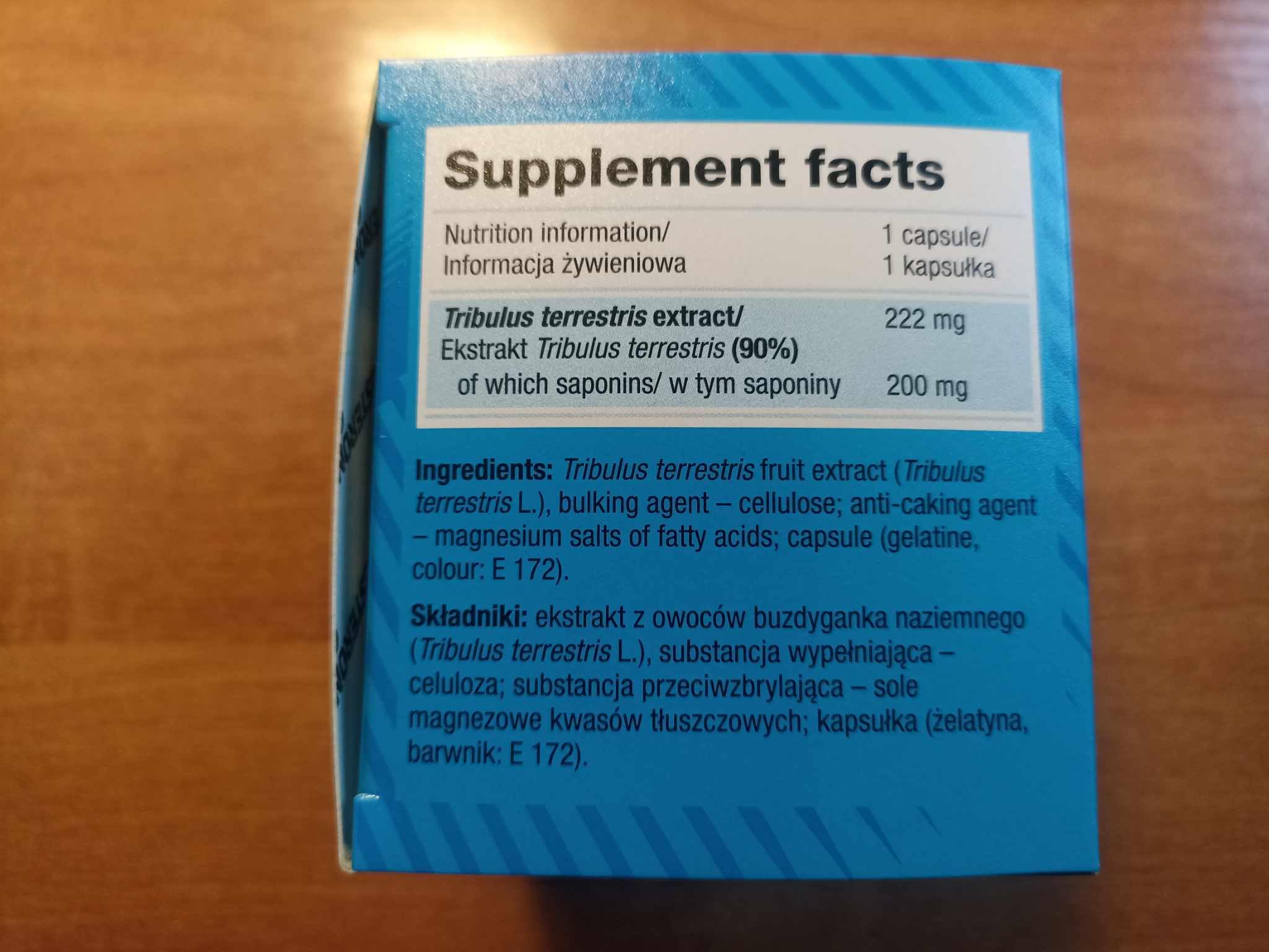TRIBUSTERON60 - Tribulus Terrestris - Booster de testostérone pour homme - Pilules anabolisantes pour la croissance de la masse musculaire - Bodybuilding (240 gélules)