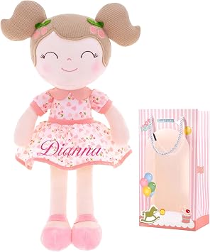 Gloveleya Personalized Dolls Baby Girl Gifts Cherry Girl Pink 16...