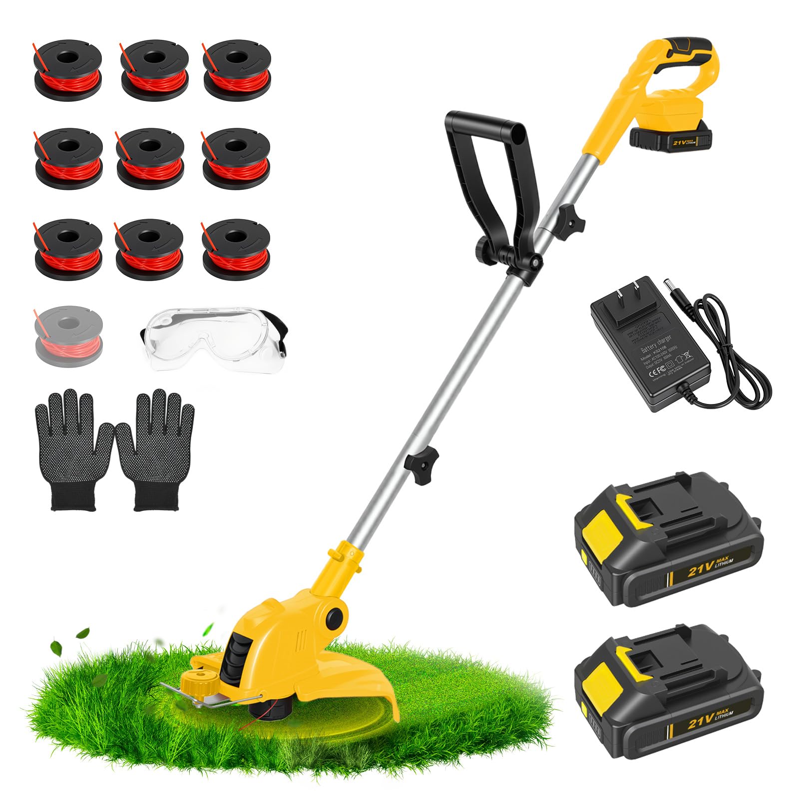 ALSO GO 21V Cordless Weed Wacker
