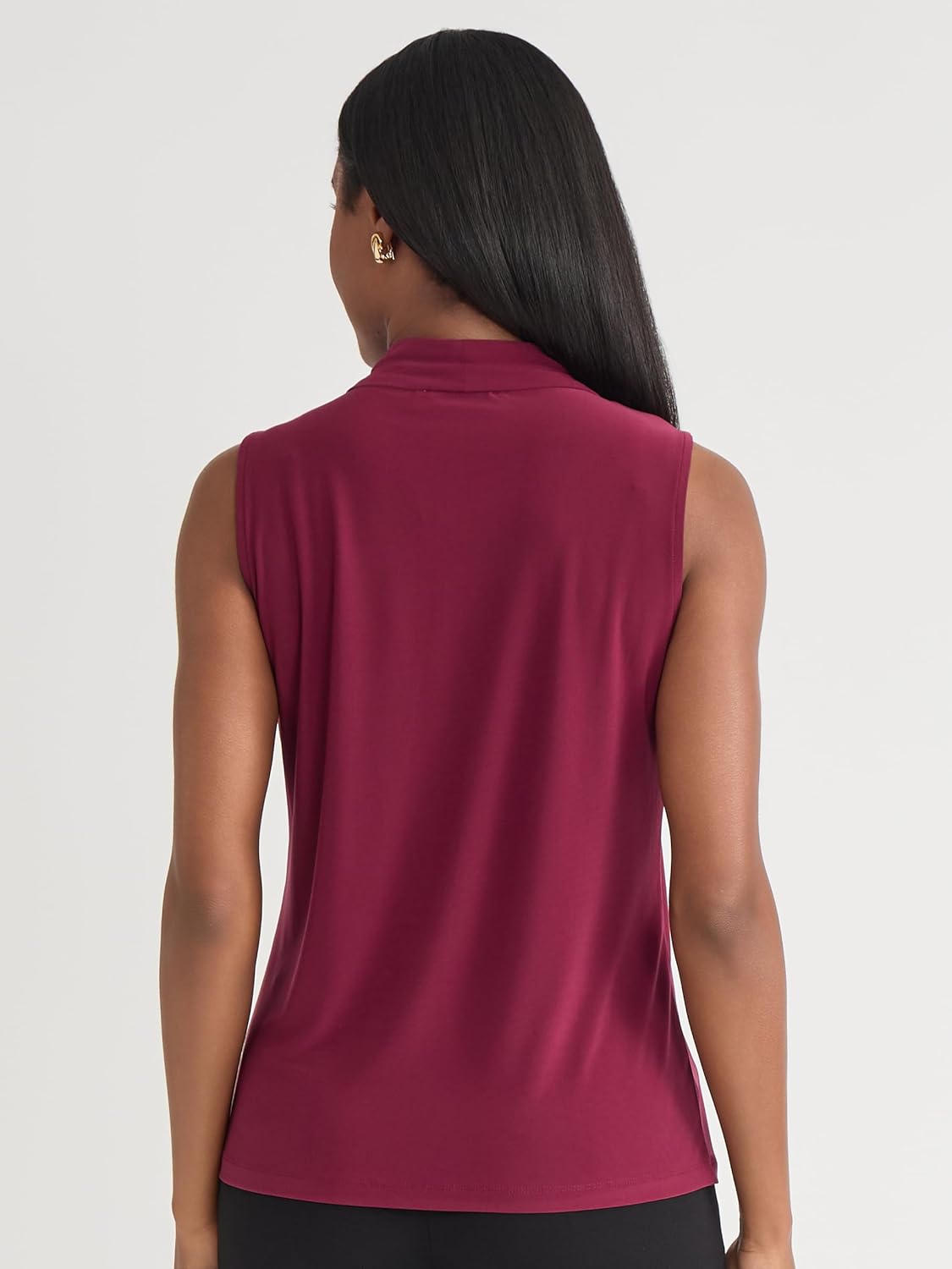 Kasper Women's Sleeveless Knot Front Top