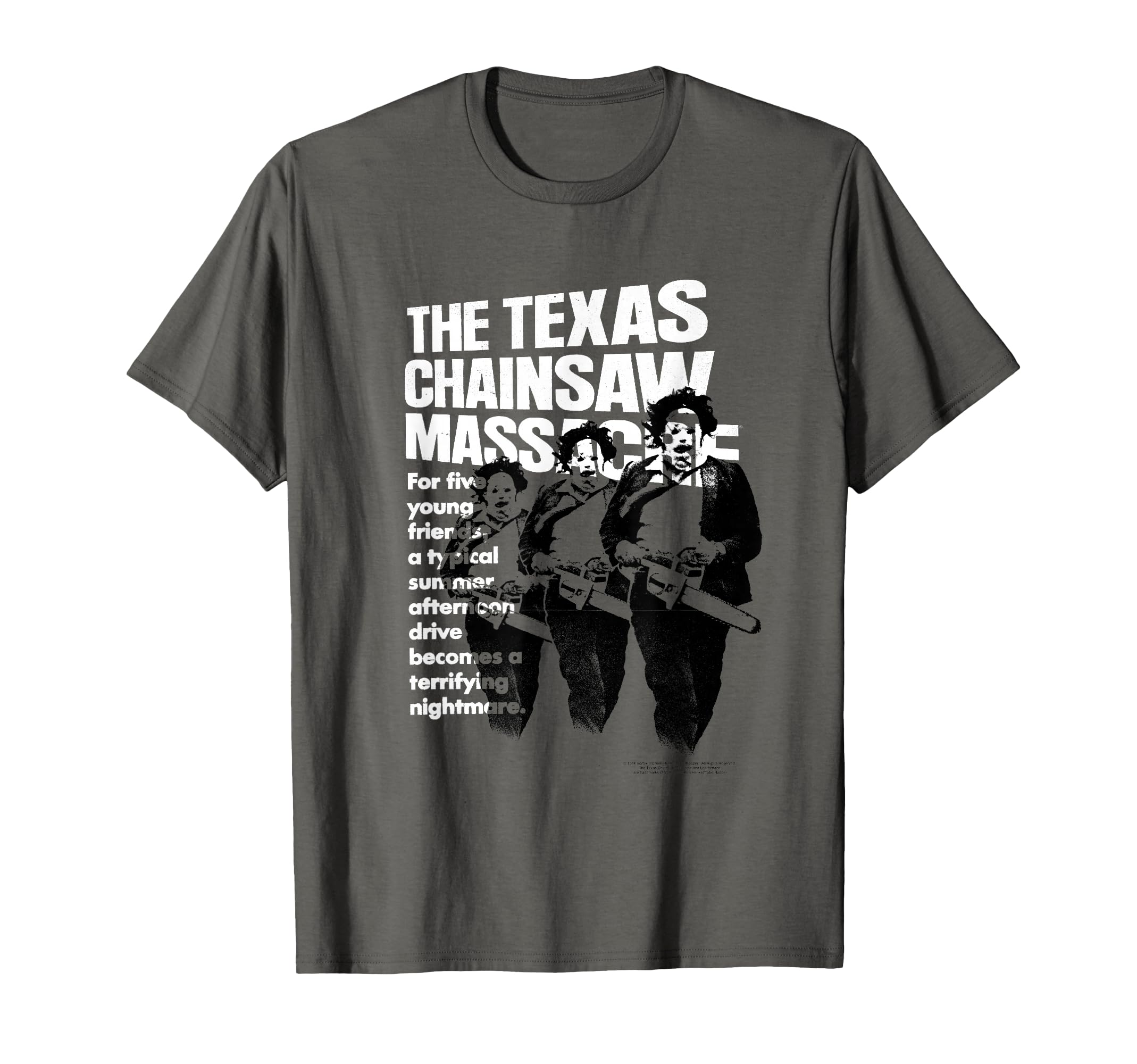 Texas Chainsaw Massacre Repeated Leatherface Figures T-Shirt