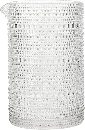 Fortessa Jupiter Hobnail Glass, 25 Ounce Mixing Hobnail Glass, Clear