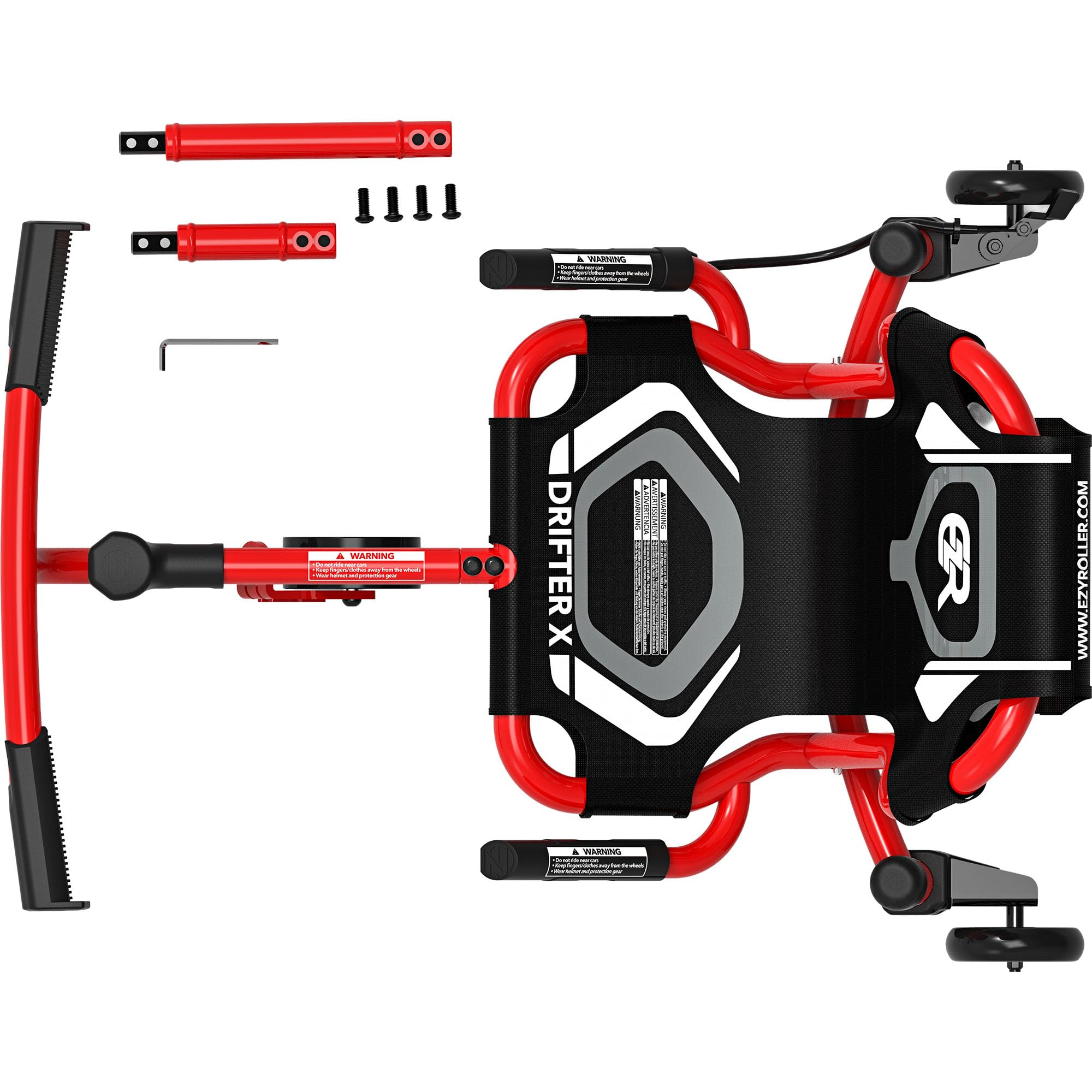 EzyRoller Nuevo juguete Drifter-X para niños de 6 años en adelante, hasta 150 libras, color rojo