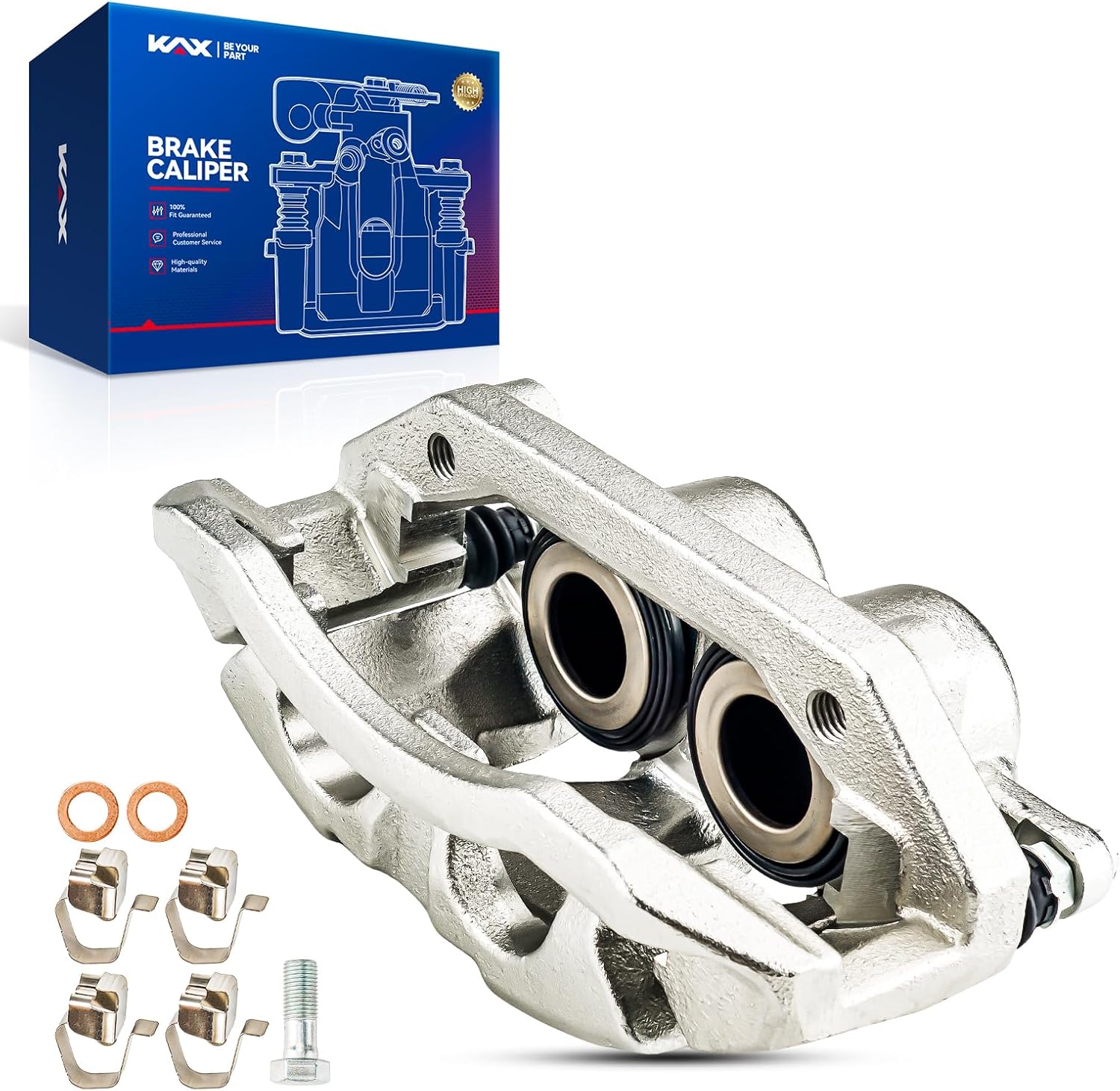 KAX 18B5055 Brake Caliper Compatible with Ram 1500 2011 2012 2013 2014 2015 2016 2017 2018, Front Left Disc Brake Caliper