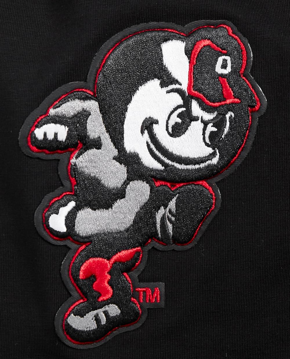 Pro Standard Mens Ohio State University Classic Chenille Short Sleeve Tee Black M - Image 6