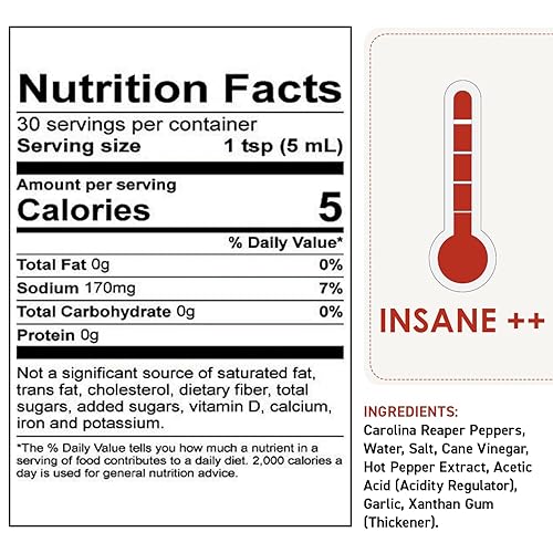Miniatura 2 de Dave's Gourmet Carolina Reaper Salsa picante  Sabor increíblemente picante y audaz  Pimiento picante Carolina  Ideal para tacos, alas, adobos y más