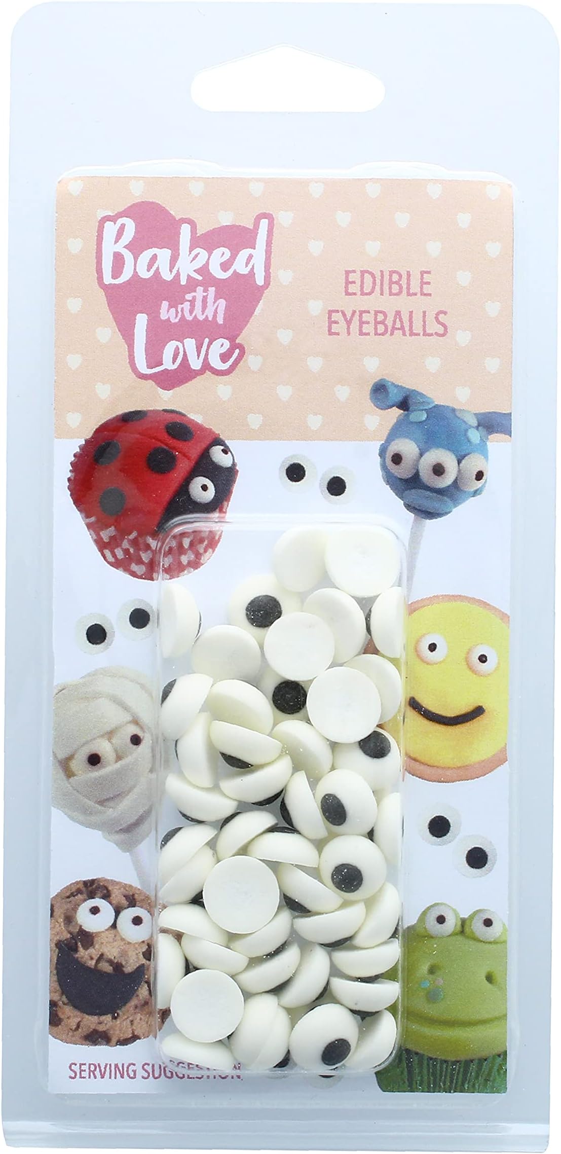 Baked with Love Edible Eyeballs Sugar Decorations, 11.8 g 0650026
