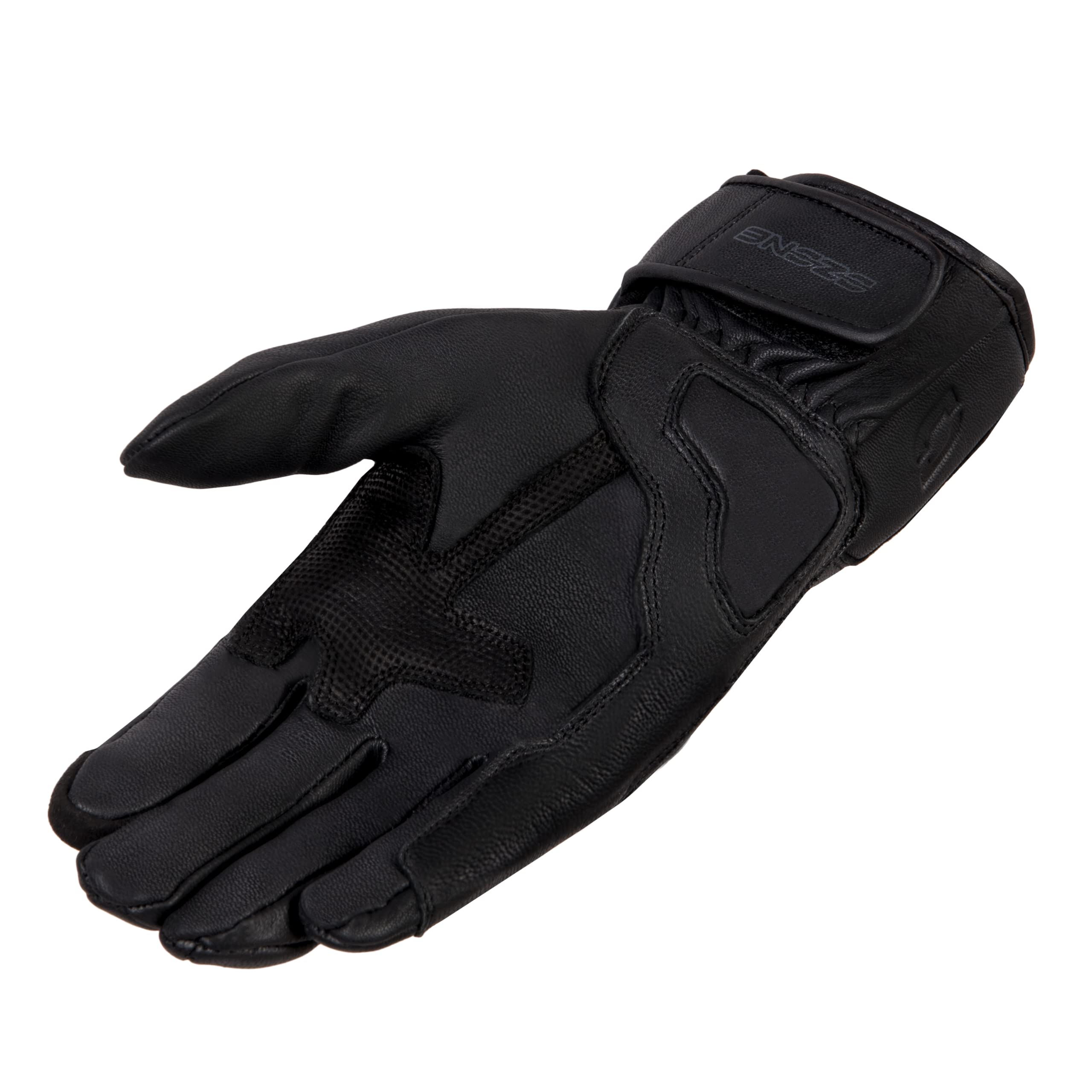 OZONE MOTO Rookie II Junior Guanti da Moto Bambini | Pelle di Capra | Protezione Caviglia in Schiuma | Costruzione Anatomica | Pad Compatibili con il Touchscreen