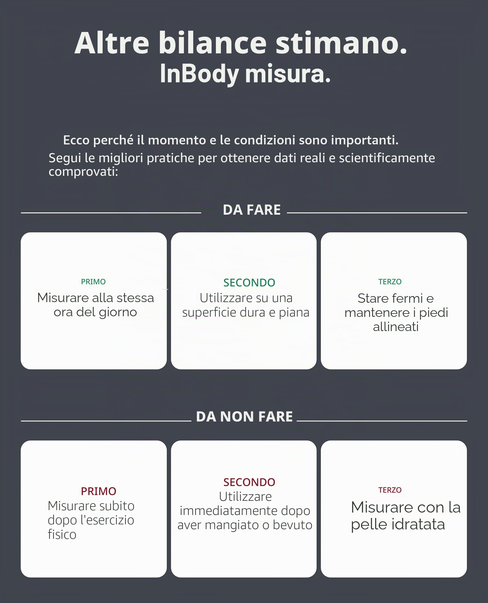 InBody Scala H20N Smart per l'analisi della composizione corporea completa - BMI, grasso corporeo, massa muscolare - Connessione Bluetooth - Beige