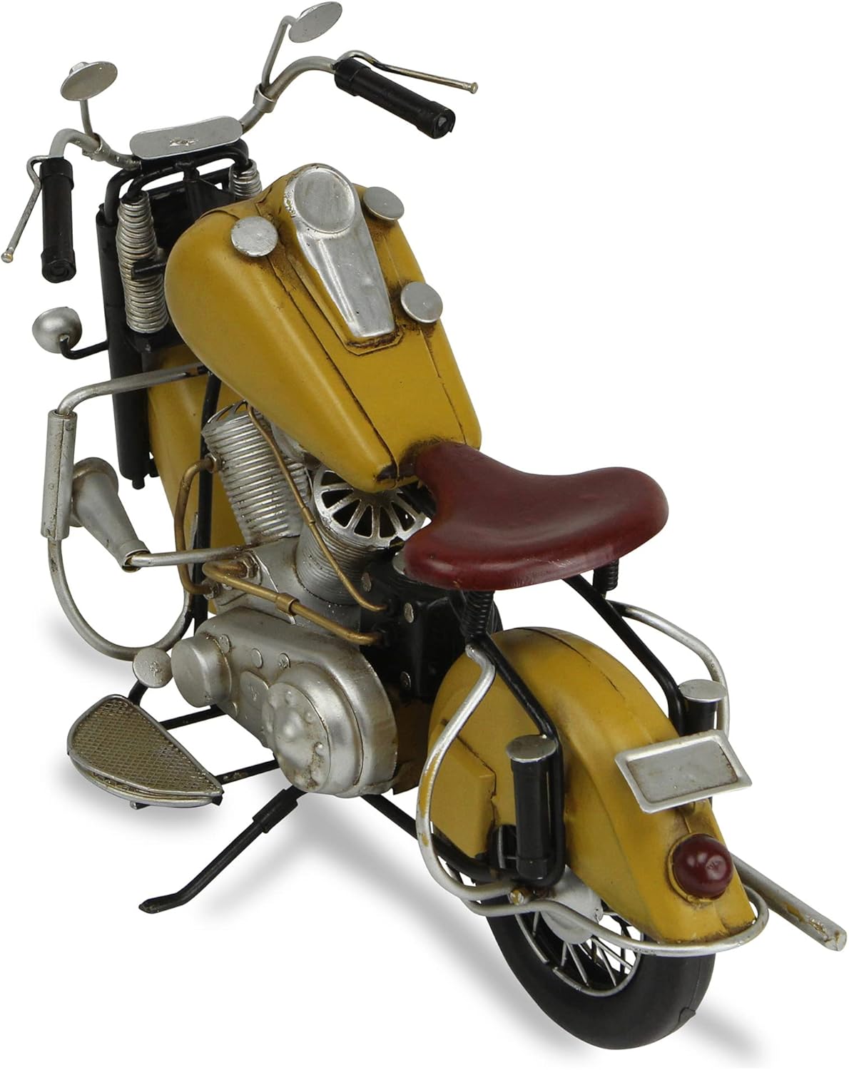 Cheung's Home Decorative Modern Yellow Motorcycle