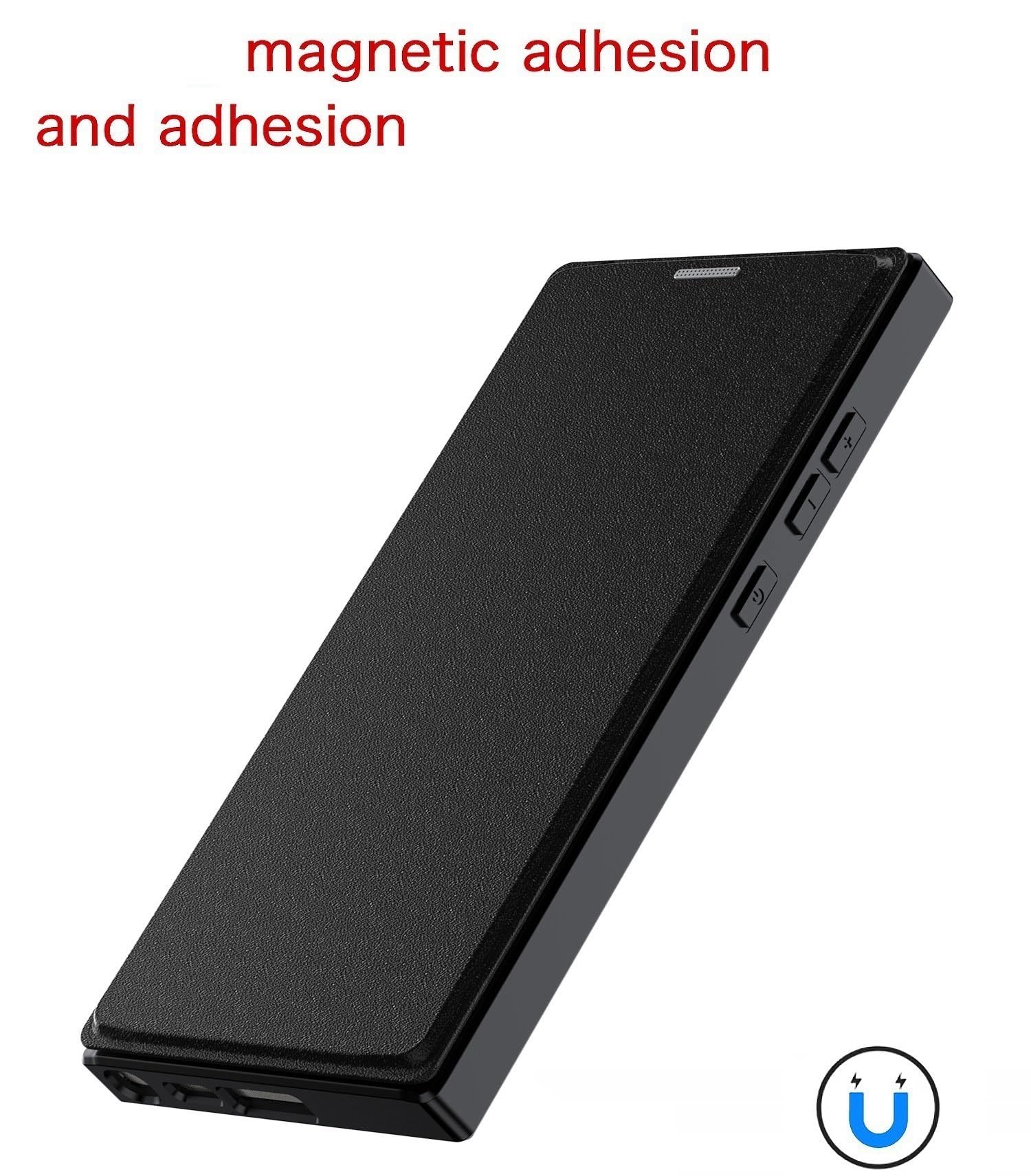 Magnetyczne etui do Samsung Galaxy S25 Ultra/S25 Plus/S25, skórzane etui z klapką z przezroczystą tylną stroną i ochroną aparatu, z przegródkami na karty (czerwone, S25 Ultra)