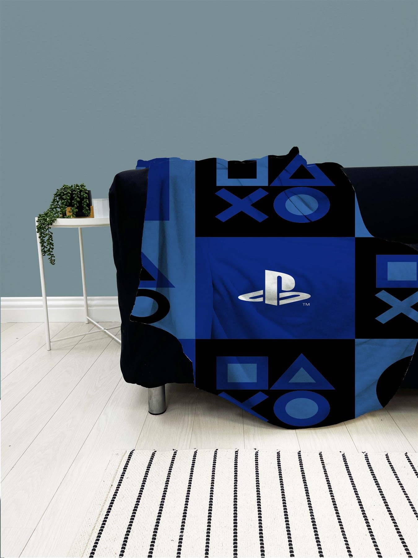 Perinsto Coperta in pile con sfondo a mosaico con videogiochi, ultra