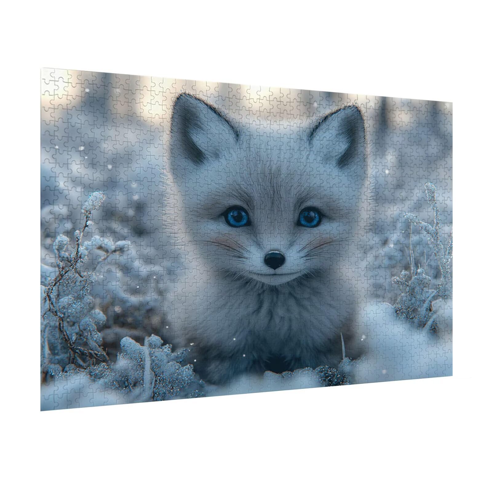 Puzzle 6000 Pezzi inverno Puzzle Classici per Gioco Familiare, n-103 | Impossibile Puzzles, Intrattenimento Creativo, Rilassamento e Intelligence, Regalo per Amore e Amico, Decorazioni Casa, volpe