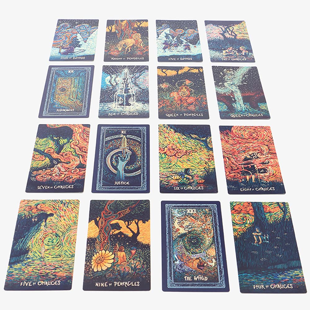Jeu De Tarot Rider Waite 78 Cartes – Divinatoire Classique – Débutants & Pros – Papier 350g, Finition Mate