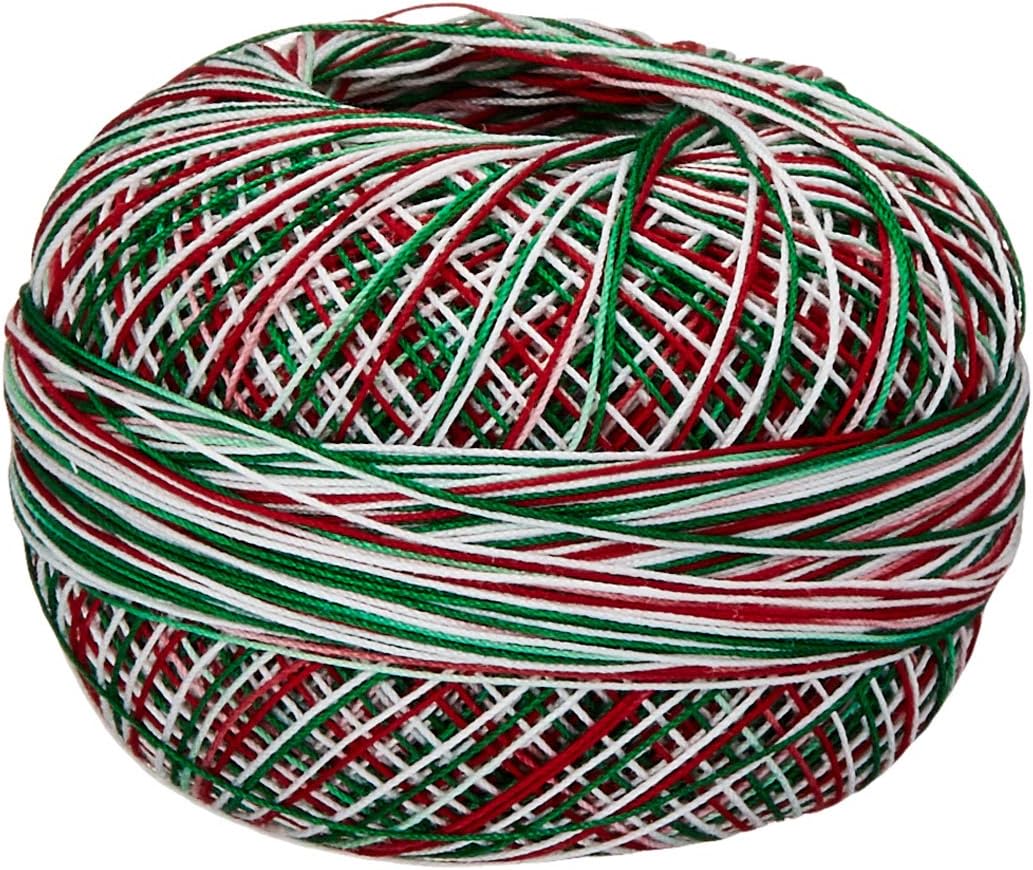 Lizbeth Size 80 HH80676 Lizbeth Cotton Thread 184 Yds 10 Grams, Leaf Green Dk