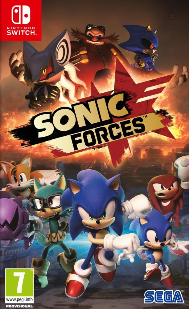 SEGAVP SONIC FORCES SWI, Black,5055277029532