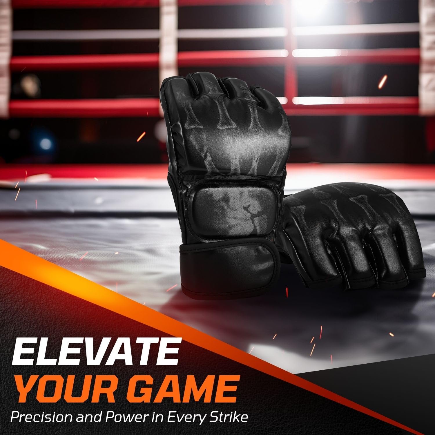 NZQXJXZ Gants De Boxe MMA, Gant De Boxe Pour Adultes Et Adolescents