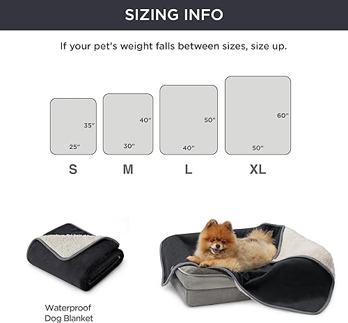Miniatura 92 de Bedsure Manta de gato para gatos de interior – Manta impermeable calmante para proteger el sofá y la cama, manta de forro polar Sherpa