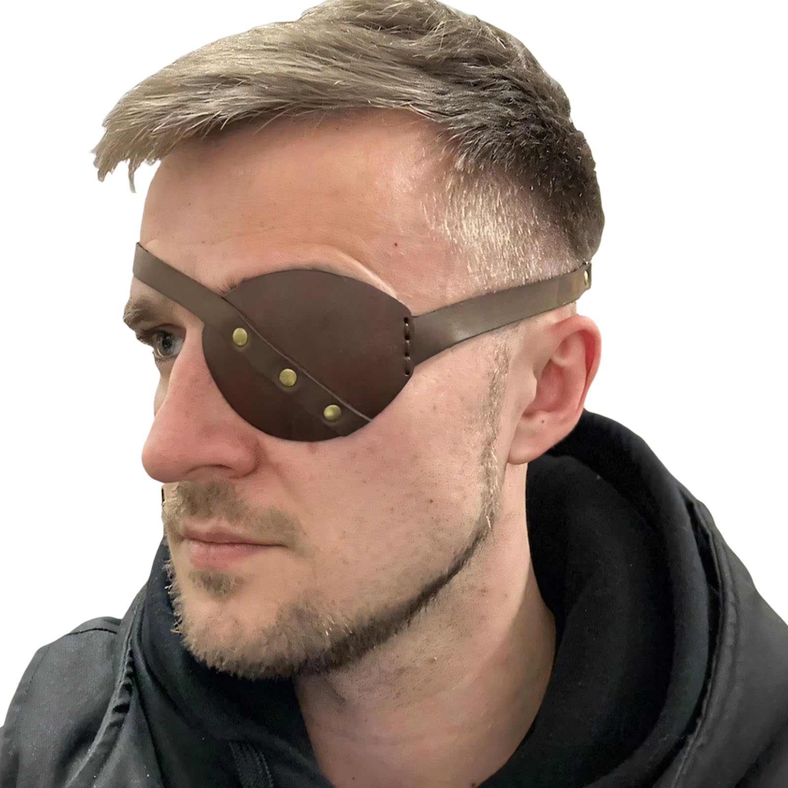 Wkldjf Sterevunk Pirate Eye Patches Adjustable Cover Costume Accessories Decorative Single Eyepatches Sterevunk Patches