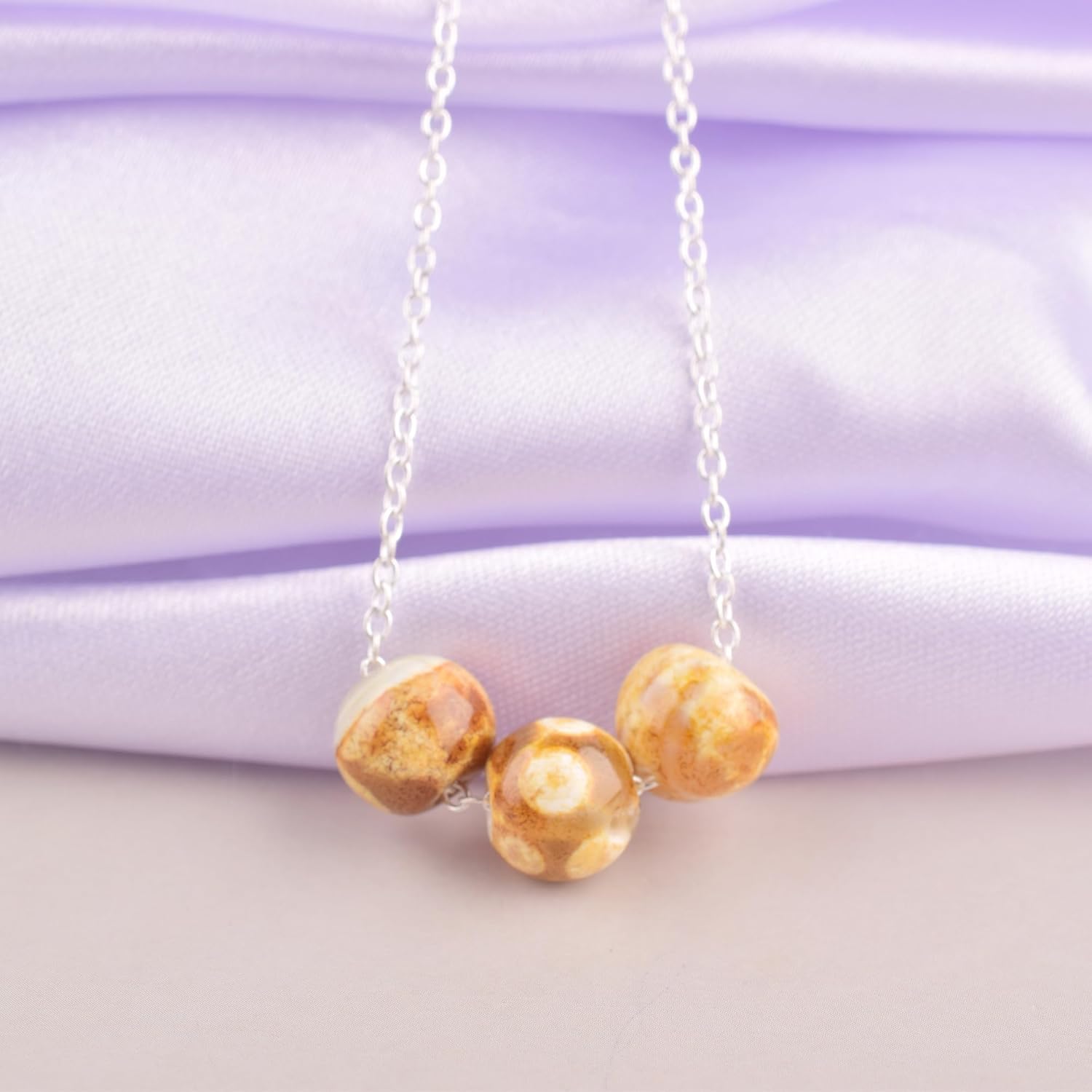 Dainty Bumble Bee Real Crystals Pendant Necklace, Protection Gemstone Necklace, Energy Healing Spiritual Crystals, Birthday, Gift for Women, Gemstone Jewelry 18 inch AAA+ Quality (Bumble Bee) - Image 4