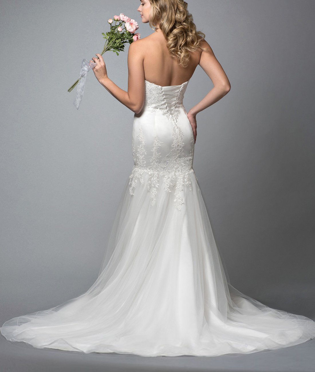Abito da Sposa più Dolce delle Donne Abito da Sposa Mermaid Senza Spalline