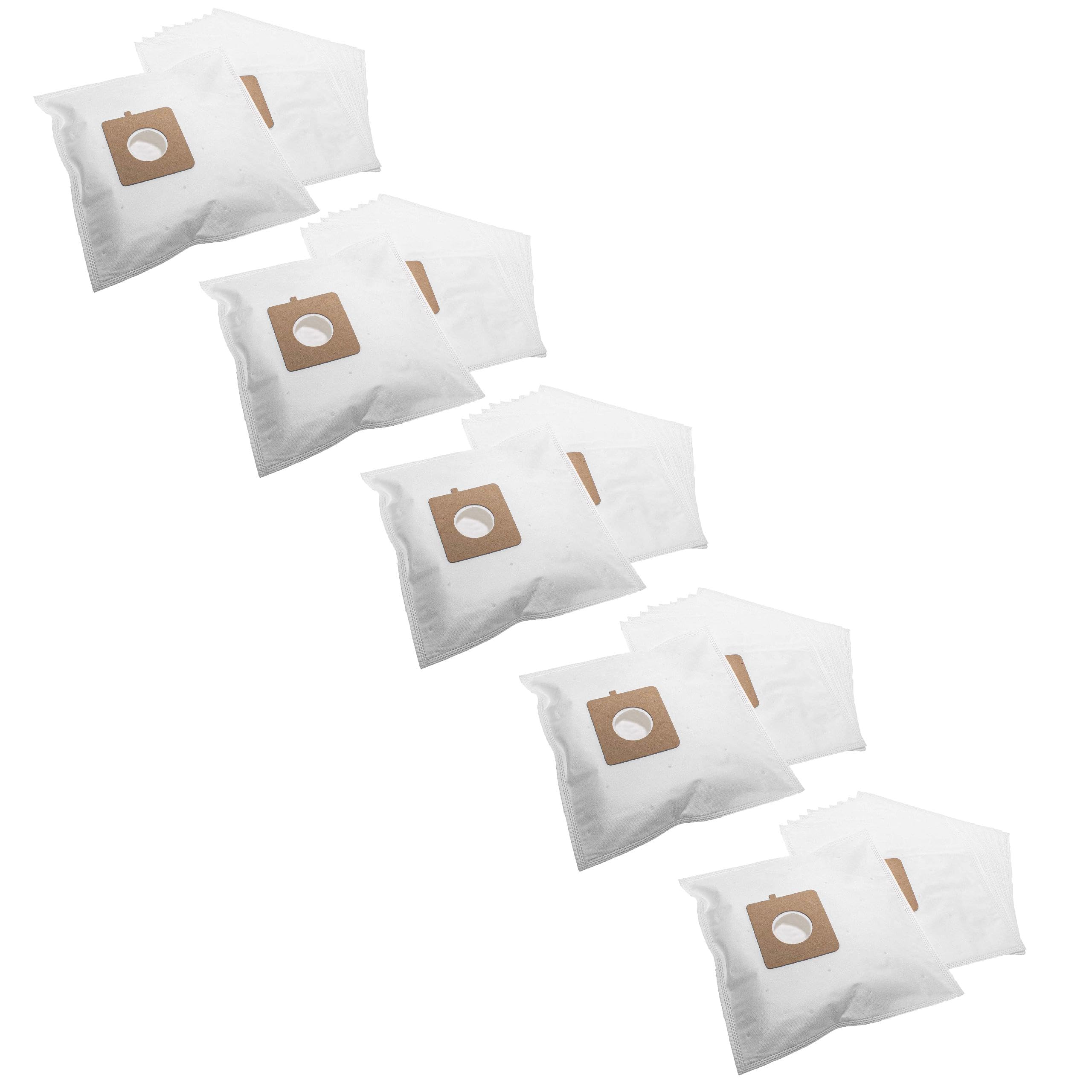 vhbw 50x sacchetto compatibile con Proline AS VC 65H, AS 1600, AS 3500, AS 1410/E aspirapolvere - 30,5cm x 17cm Bianco