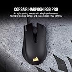 Souris de jeu CORSAIR Harpoon PRO RGB filaire légère FPS/MOBA – 12 000 DPI – 6 boutons programmables – Compatible iCUE – PC, Mac, PS5, PS4, Xbox – Noir
