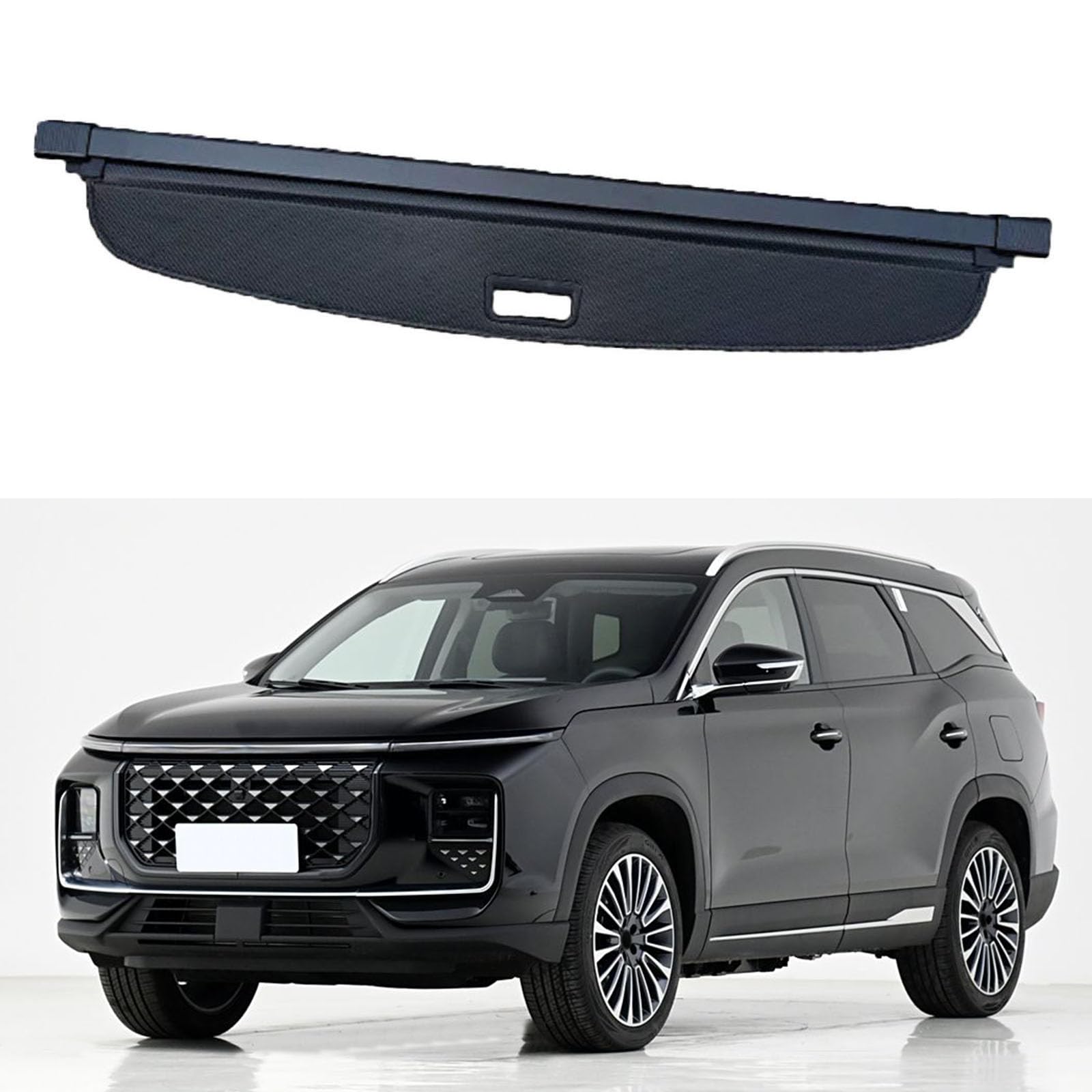 SXLGDW Car Retractable Rear Trunk Parcel Shelf,Compatible with JETOUR Shanhai L9,Car parts