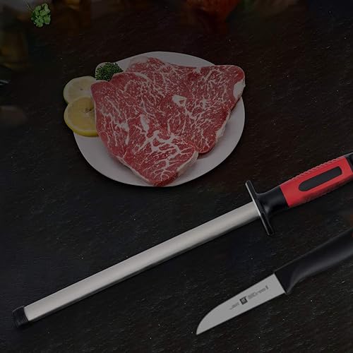 Miniatura 7 de DMD Afilador de varillas de cerámica de diamante de 12 pulgadas para cocina, hogar y jefe, afilador de cerámica. Buen accesorio de cocina para