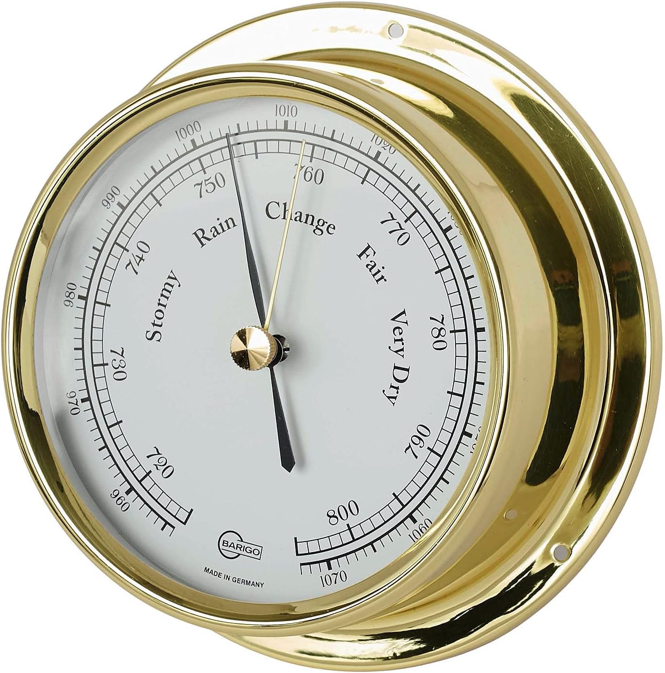 Barigo Regatta Ship´s Barometer analogue brass 120mm